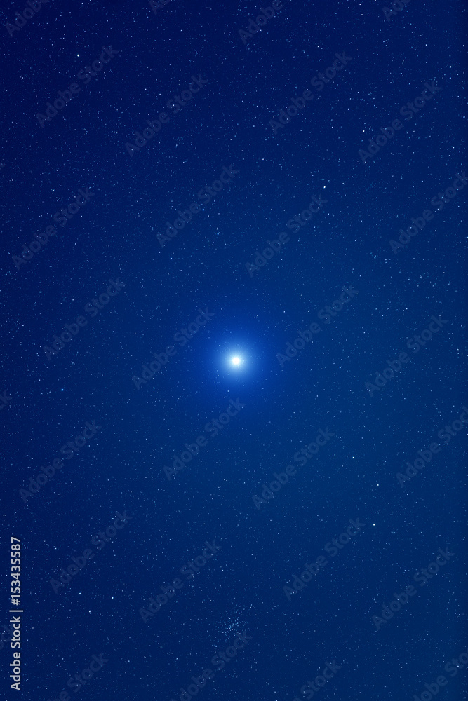 Fototapeta premium Milky way stars photographed with wide lens.