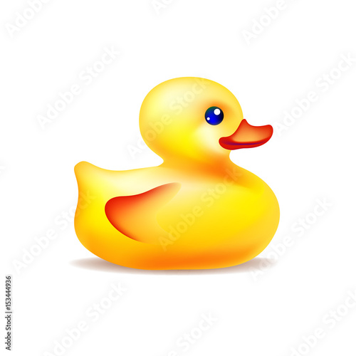 Vector yellow bath duck