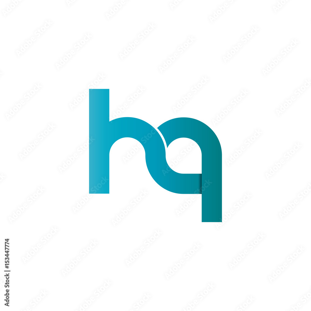 Initial Letter HQ Rounded Lowercase Logo Initial Letter HQ Rounded Lowercase Logo