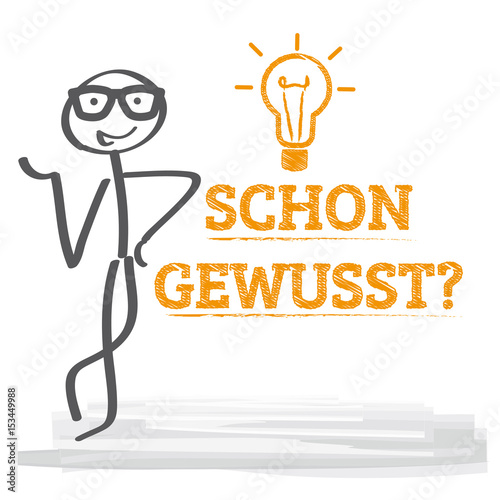 Schon gewusst - Strichmännchen gibt tipps