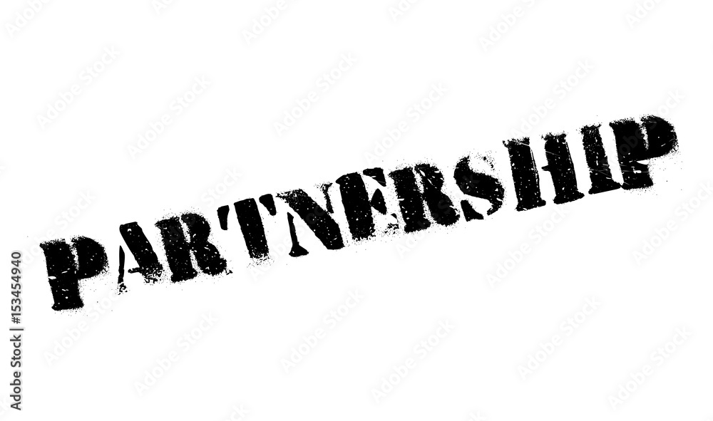 Partnership rubber stamp. Grunge design with dust scratches. Effects can be easily removed for a clean, crisp look. Color is easily changed. Partnership rubber stamp. Grunge design with dust scratches. Effects can be easily removed for a clean, crisp look. Color is easily changed.