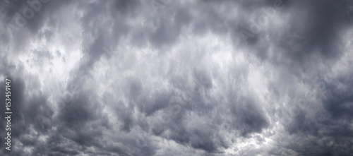 Gloomy sky with storm clouds