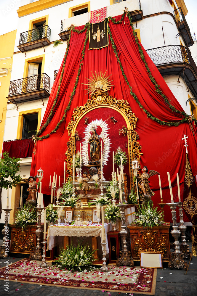 Corpus Christi in Seville, Spain