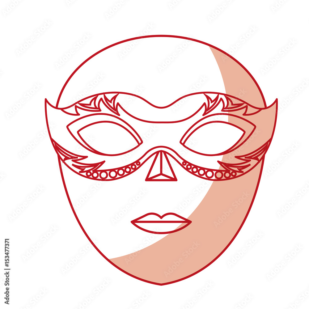 venice mask icon vector illustration graphic design