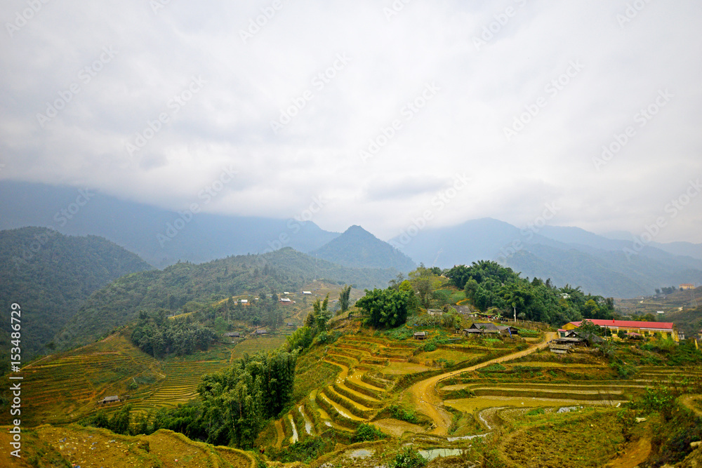 Fototapeta premium Sapa vietnam