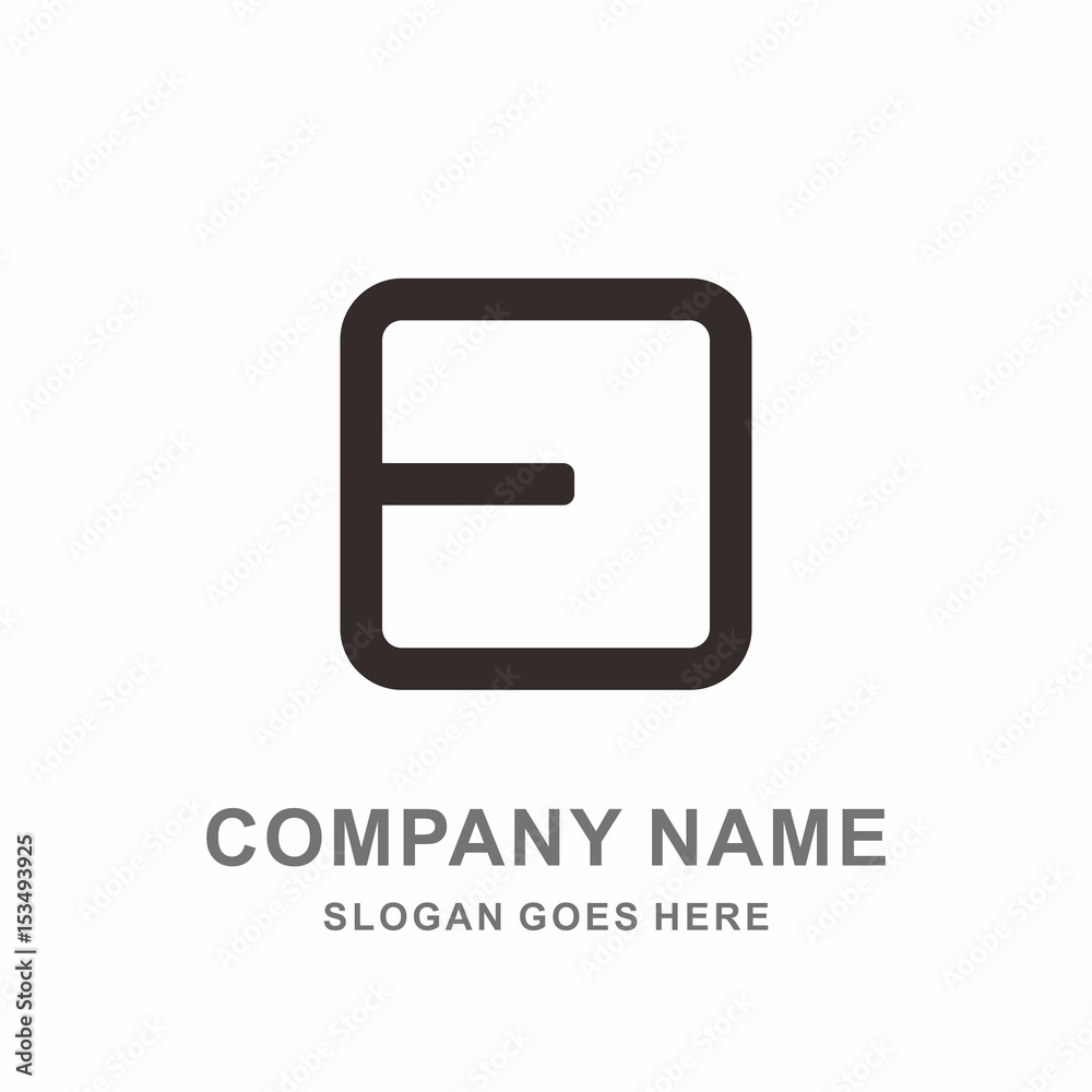 Monogram Letter E Geometric Square Cube Architecture Interior Construction Business Company Stock Vector Logo Design Template Monogram Letter E Geometric Square Cube Architecture Interior Construction Business Company Stock Vector Logo Design Template
