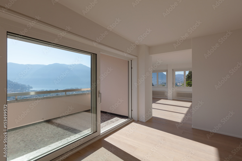 Interior of empty apartment.