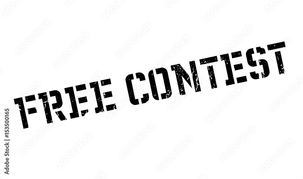 Free Contest rubber stamp. Grunge design with dust scratches. Effects can be easily removed for a clean, crisp look. Color is easily changed. Free Contest rubber stamp. Grunge design with dust scratches. Effects can be easily removed for a clean, crisp look. Color is easily changed.