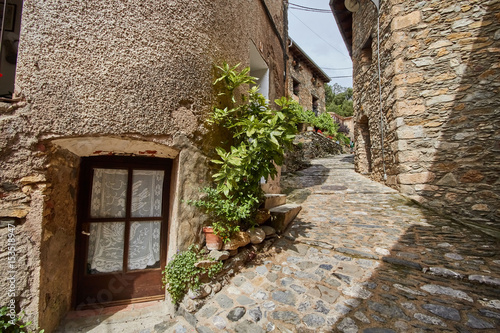 Fototapeta Naklejka Na Ścianę i Meble -  Beget Medieval village in the province of Girona, Spain
