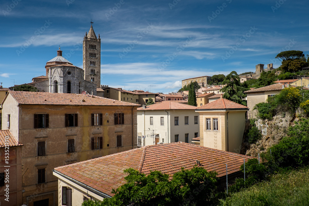 Massa Marittima, Tuscany, medieval town in Italy, the Cathedral