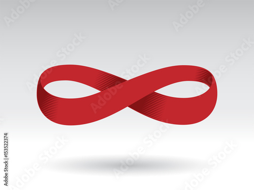 infinity symbol. Vector illustration