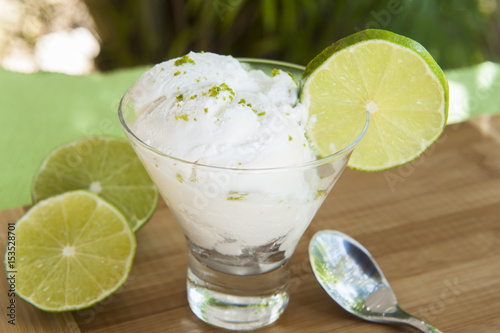 Canvastavla Lime Ice Cream