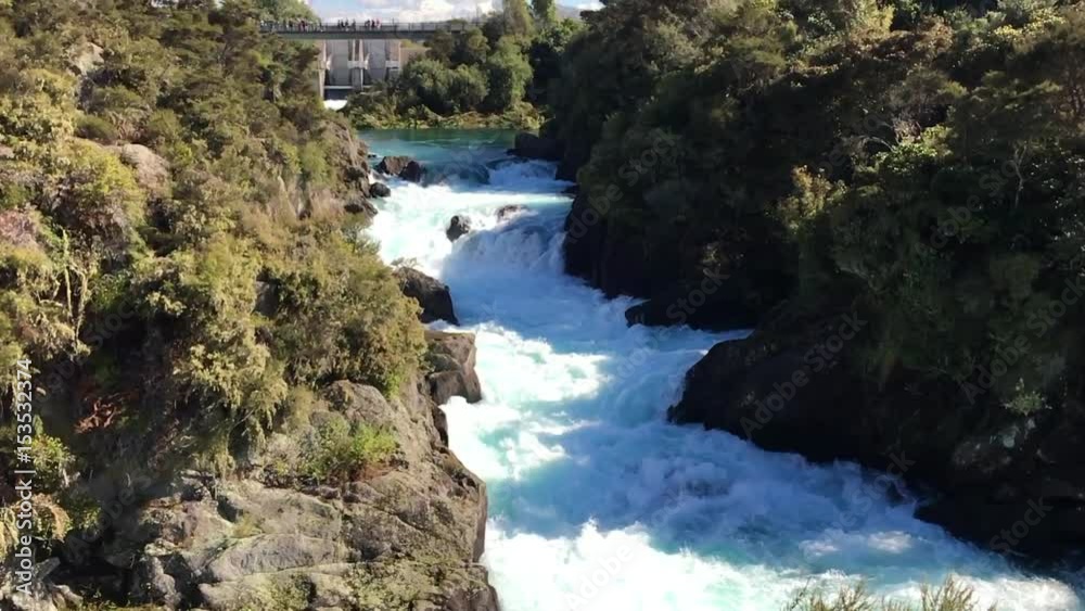 General view of Aratiatia Rapids New Zealand General view of Aratiatia Rapids New Zealand