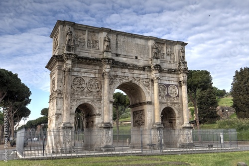 Arch of Constantine in Rome, Italy