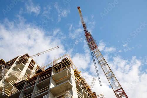 crane construction building