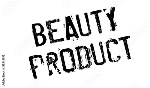 Beauty Product rubber stamp. Grunge design with dust scratches. Effects can be easily removed for a clean, crisp look. Color is easily changed.