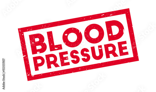 Blood Pressure rubber stamp. Grunge design with dust scratches. Effects can be easily removed for a clean, crisp look. Color is easily changed.