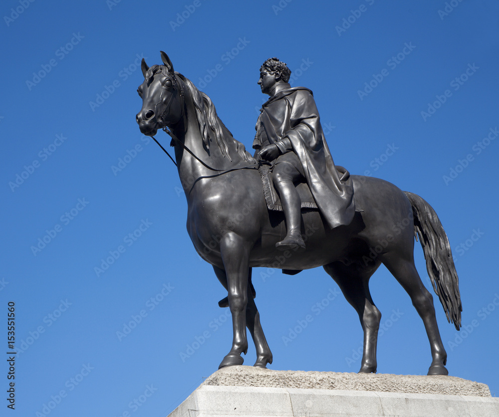 London - statue of king George IV