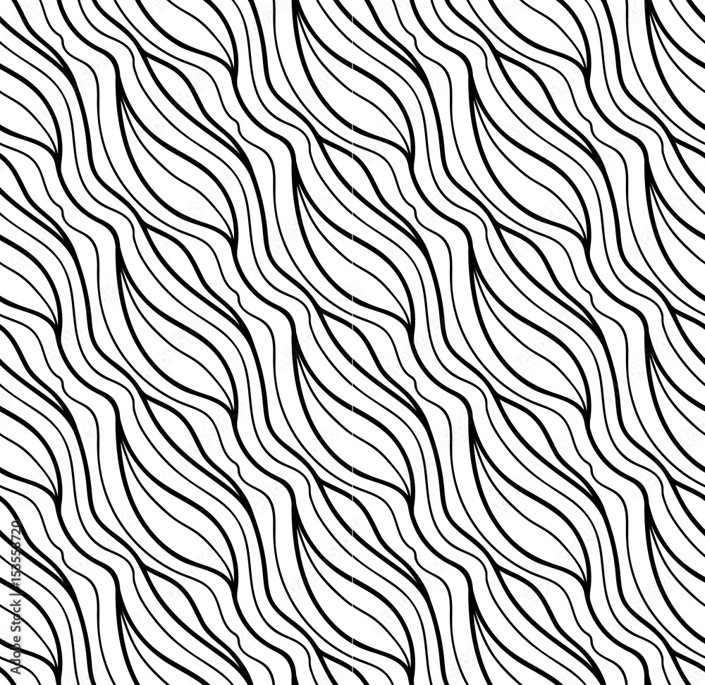 Vector floral background of drawn lines Vector floral background of drawn lines