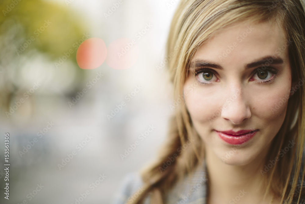 Close-up portrait of confident woman Close-up portrait of confident woman