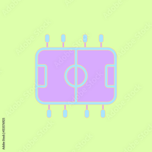 Top View of Table Football