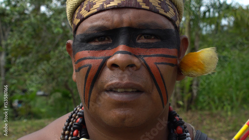 Native Brazilian Indian Man photo