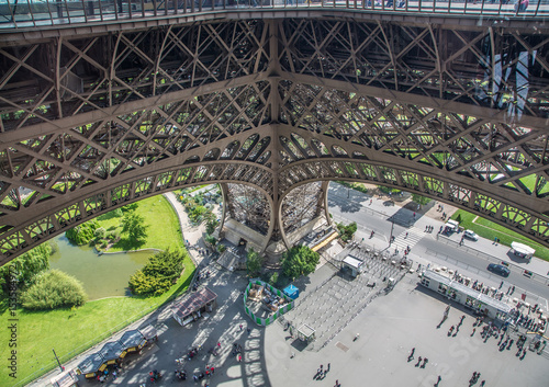 Steelworks of the Eiffel-Tower at Paris