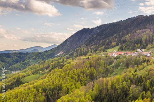 The Kamnik-Savinja Alps  Slovenia around the village Jamnik