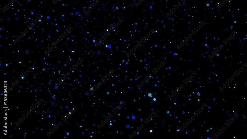 Obraz premium blue bokeh abstract light background