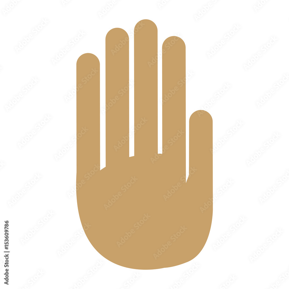 hand palm human symbol design vector illustration hand palm human symbol design vector illustration