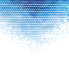 Keuken achterwand Mozaïek Blauwe driehoekjes mozaïek achtergrond  © tuulijumala