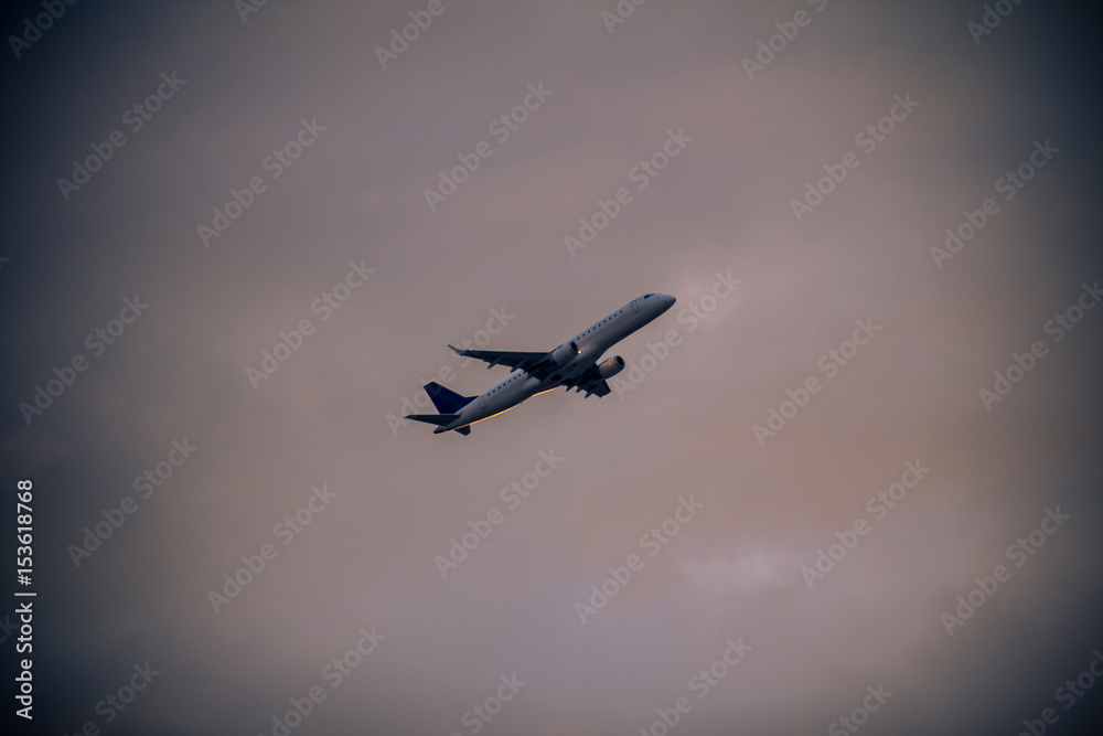 Fototapeta premium Airplane taking off
