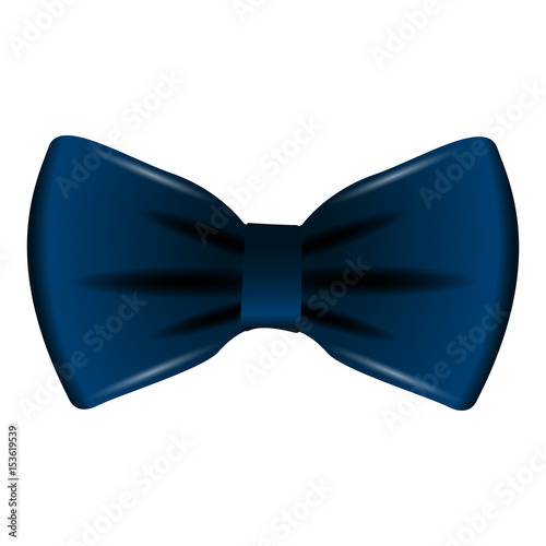 Isolated blue bowtie