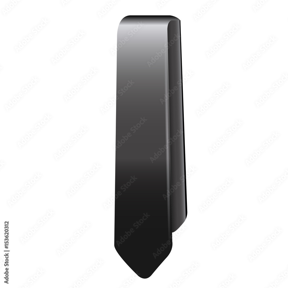 Isolated colored necktie Isolated colored necktie