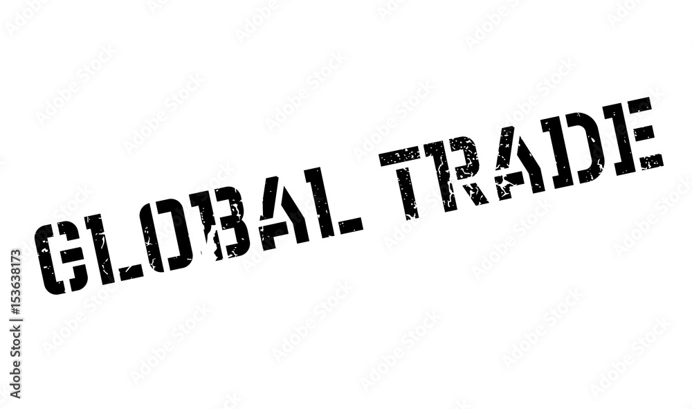 Global Trade rubber stamp. Grunge design with dust scratches. Effects can be easily removed for a clean, crisp look. Color is easily changed. Global Trade rubber stamp. Grunge design with dust scratches. Effects can be easily removed for a clean, crisp look. Color is easily changed.
