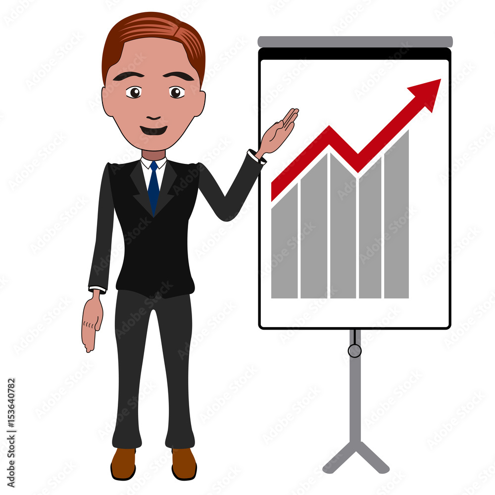Isolated businessman illustration Isolated businessman illustration