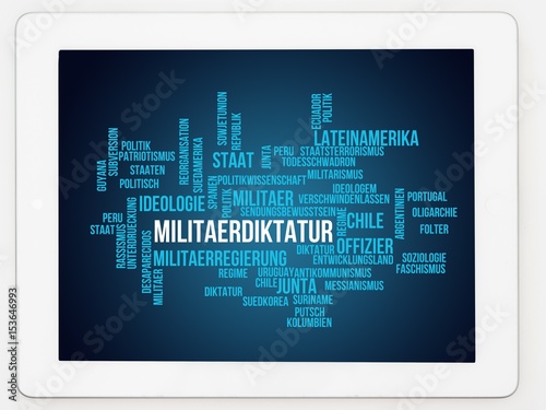 Obraz na plátne Militärdiktatur