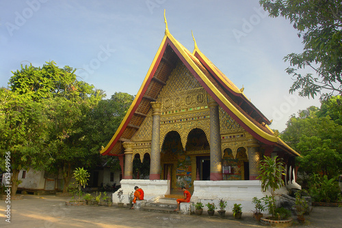 Buddhist  temple Wat Bangxieng Muan  in Luang Prabang in Laos.
 photo