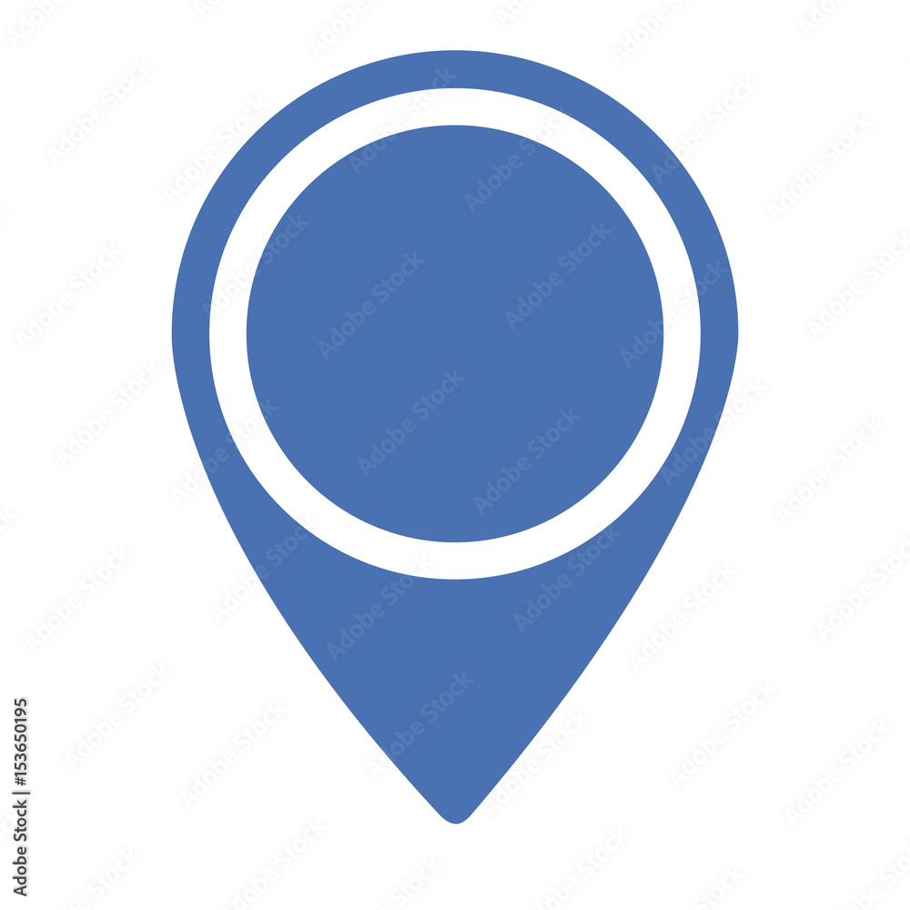 Isolated map pin Isolated map pin
