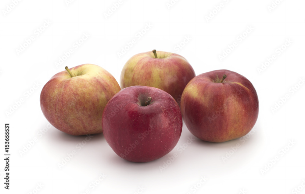 Fresh red apple isolated on white. With clipping path Fresh red apple isolated on white. With clipping path