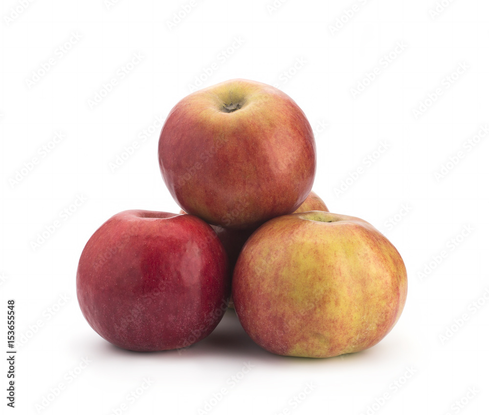 Fresh red apple isolated on white. With clipping path Fresh red apple isolated on white. With clipping path