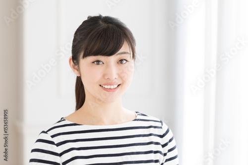 young asian woman beauty image