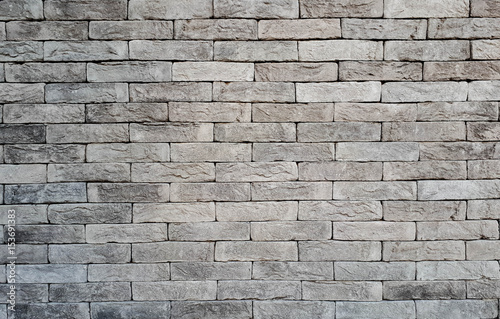 Grey brick wall background