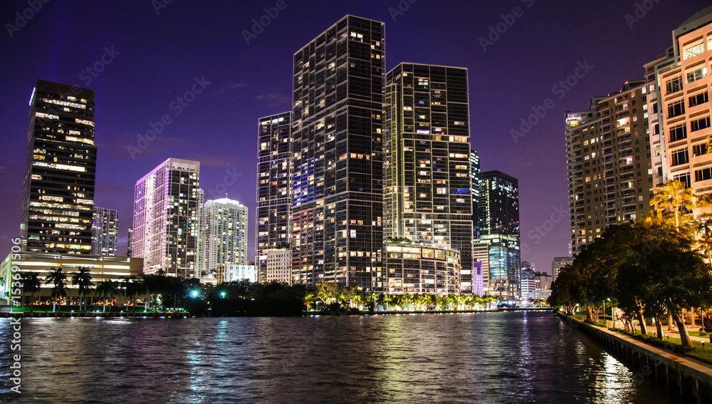 Naklejka premium Pejzaż Brickell