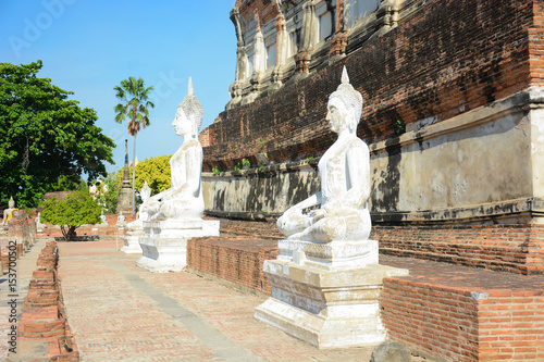 Temple Wat YaiChaiMongkhon in Ayutthaya, Thailand