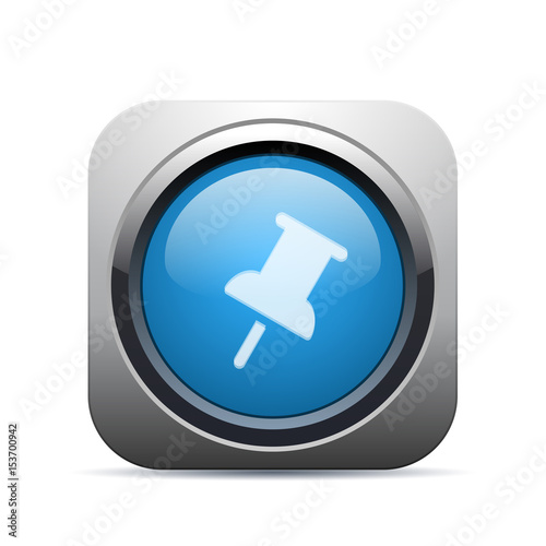 Square Push-Button - Vector