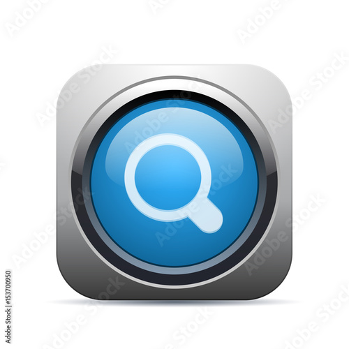 Square Push-Button - Vector