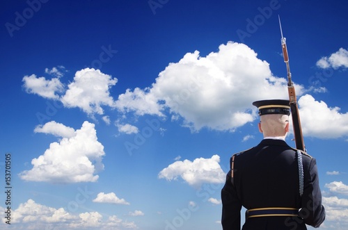 Tomb of the Unknown Soldier Sentry photo