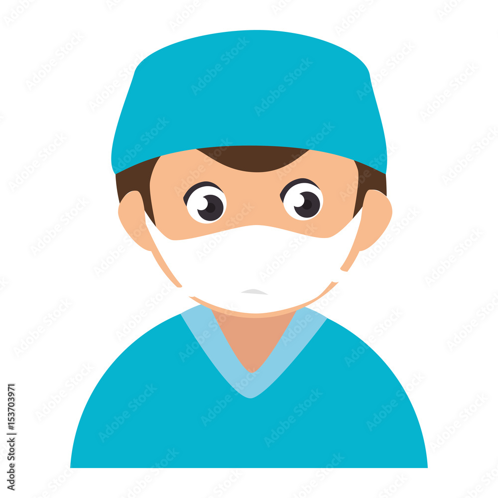 Male surgeon avatar character vector illustration design Male surgeon avatar character vector illustration design