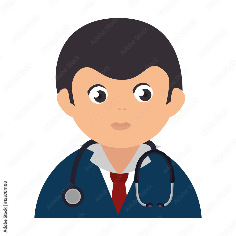 Male doctor avatar character vector illustration design Male doctor avatar character vector illustration design